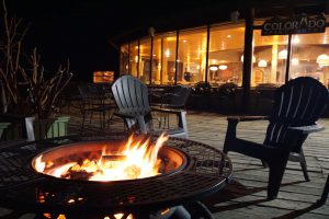 Exterior Terraza de Noche Fire Pit
